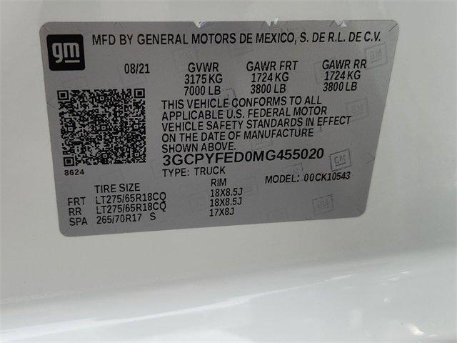 Photo of 2021 Summit White Chevrolet Silverado 1500