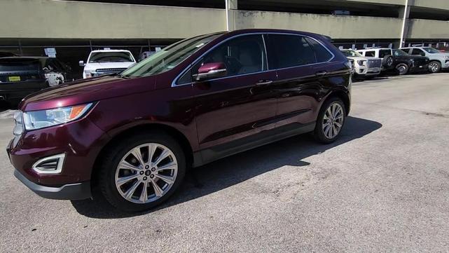 Photo of 2018 Burgundy Velvet Metallic Tinted Clearcoat Ford Edge