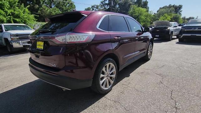 Photo of 2018 Burgundy Velvet Metallic Tinted Clearcoat Ford Edge