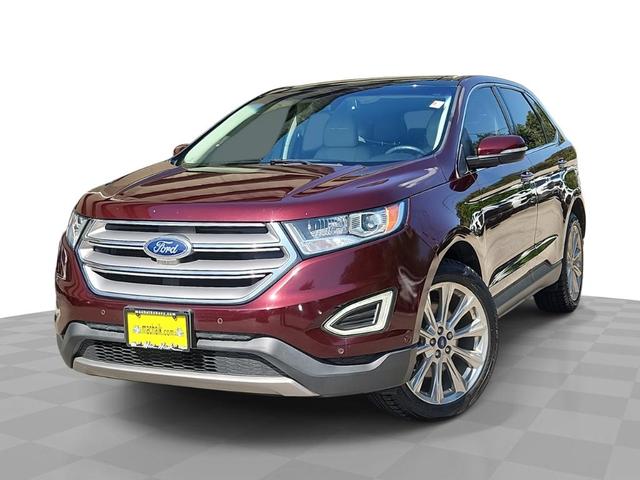 Photo of 2018 Burgundy Velvet Metallic Tinted Clearcoat Ford Edge