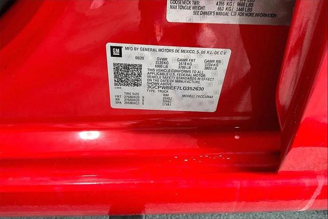 Photo of 2020 Red Hot Chevrolet Silverado 1500