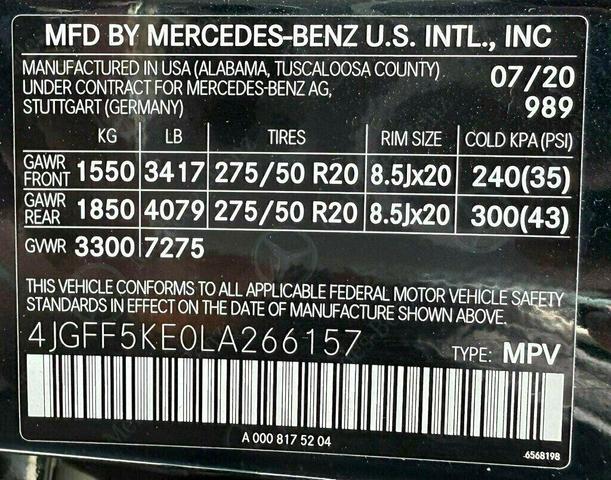 Photo of 2020 Emerald Green Metallic Mercedes-Benz GLS 450