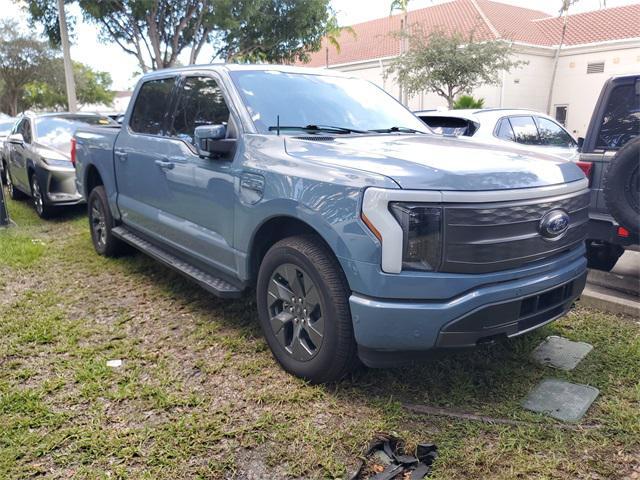 Photo of 2023 Azure Gray Metallic Ford F-150 Lightning