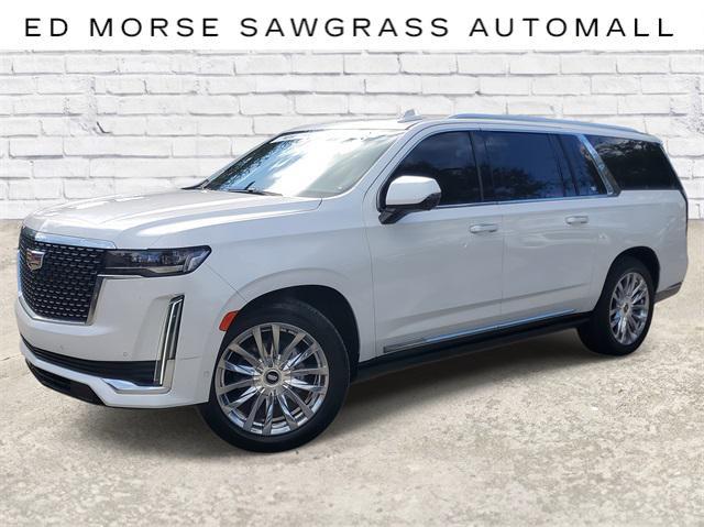 Photo of 2022 Crystal White Tricoat Cadillac Escalade ESV