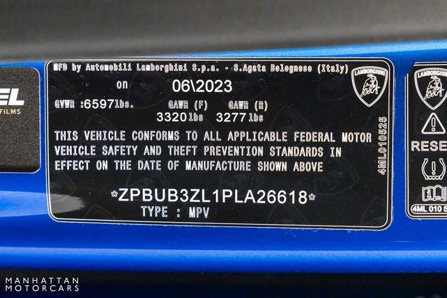 Photo of 2023 Blu Nethuns Metallic Lamborghini Urus