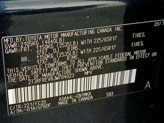 Photo of 2018 Black Toyota RAV4