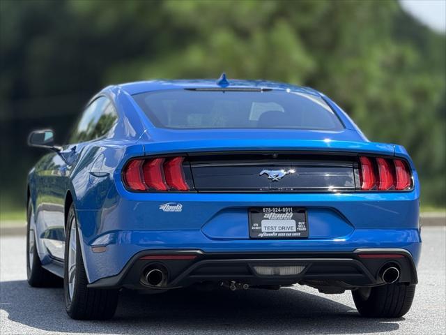 Photo of 2021 Blue Ford Mustang
