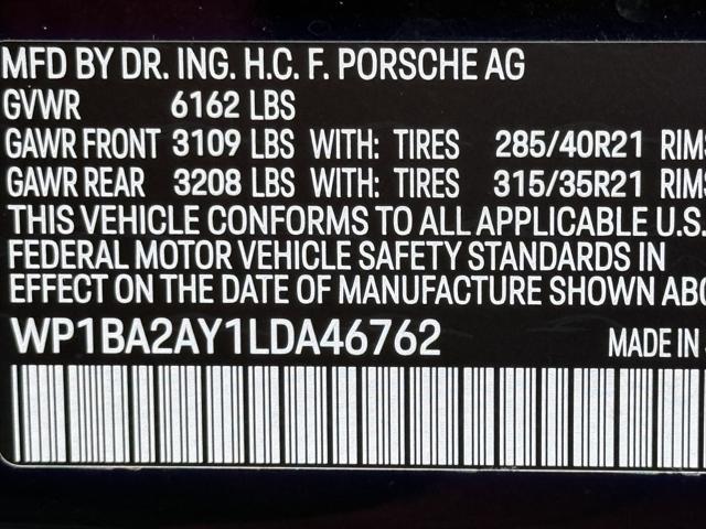 Photo of 2020 Black Porsche Cayenne