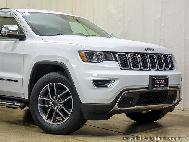 Photo of 2020 Bright White Clearcoat Jeep Grand Cherokee