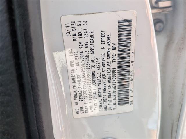 Photo of 2011 White Diamond Pearl Acura RDX