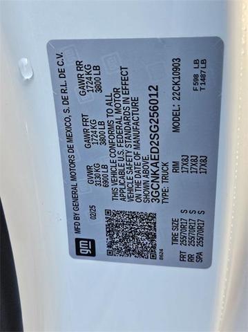 Photo of 2025 Summit White Chevrolet Silverado 1500