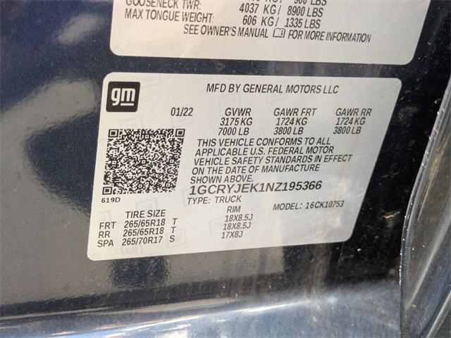 Photo of 2022 Northsky Blue Metallic Chevrolet Silverado 1500