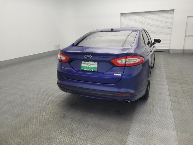 Photo of 2015 Deep Impact Blue Ford Fusion