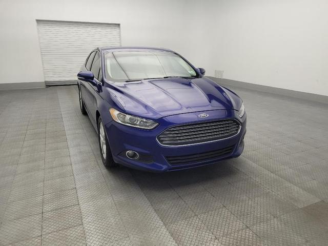 Photo of 2015 Deep Impact Blue Ford Fusion