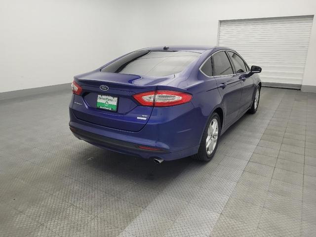 Photo of 2015 Deep Impact Blue Ford Fusion