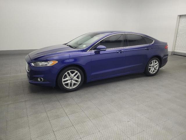 Photo of 2015 Deep Impact Blue Ford Fusion
