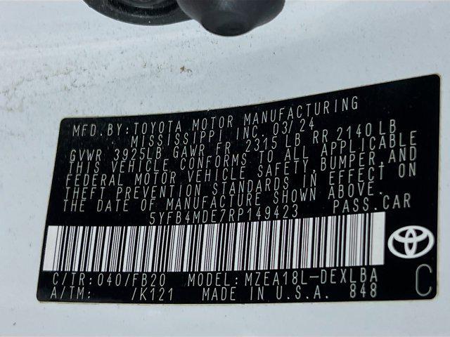 Photo of 2024 Ice Cap Toyota Corolla