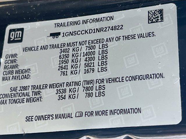 Photo of 2022 Black Chevrolet Suburban