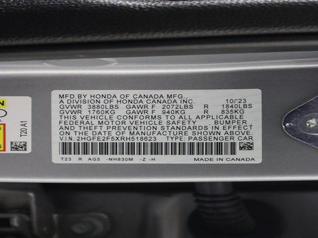Photo of 2024 Lunar Silver Metallic Honda Civic