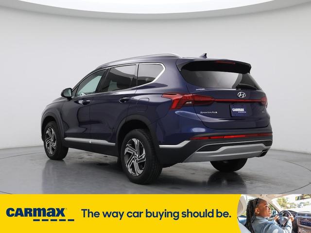 Photo of 2022 Blue Hyundai SANTA FE