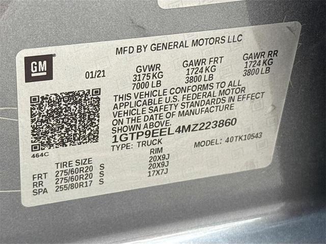 Photo of 2021 Satin Steel Metallic GMC Sierra 1500