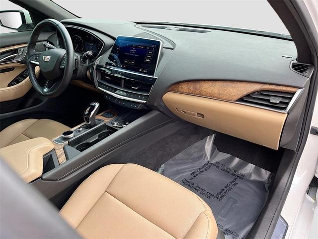 Photo of 2024 Crystal White Tri-Coat Cadillac CT5