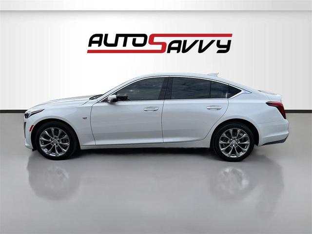 Photo of 2024 Crystal White Tri-Coat Cadillac CT5