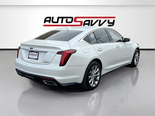 Photo of 2024 Crystal White Tri-Coat Cadillac CT5
