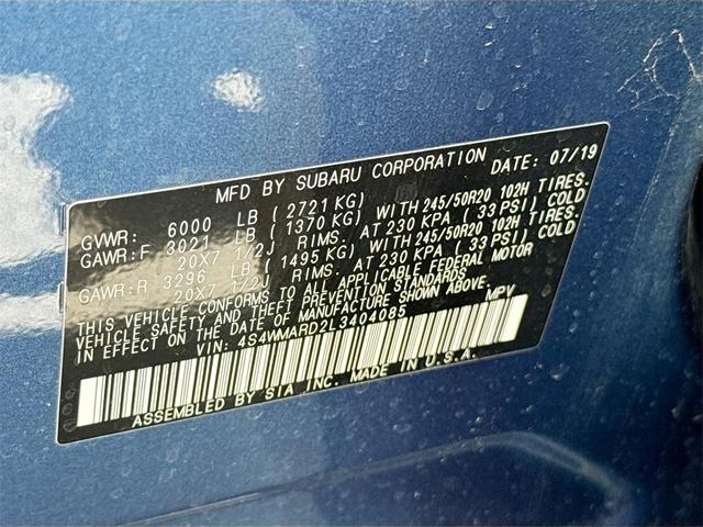 Photo of 2020 Abyss Blue Pearl Subaru Ascent