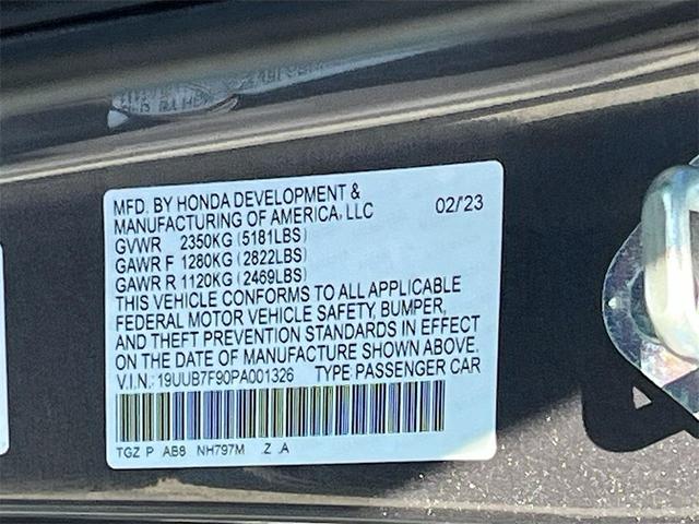 Photo of 2023 Charcoal Acura TLX