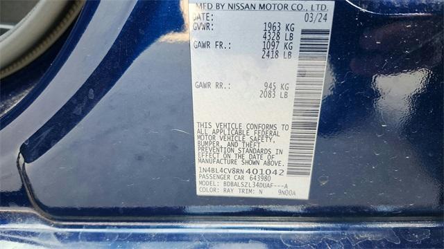 Photo of 2024 Deep Blue Pearl Nissan Altima