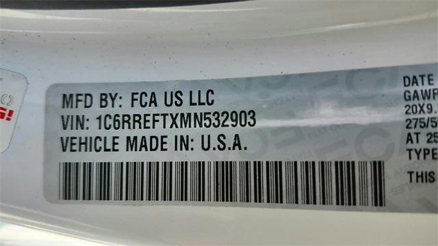 Photo of 2021 Bright White Clearcoat RAM 1500