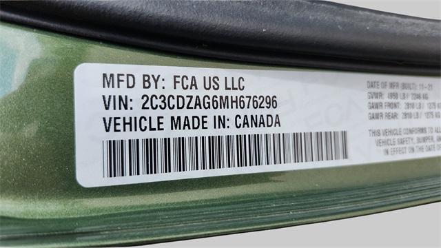 Photo of 2021 F8 Green Dodge Challenger