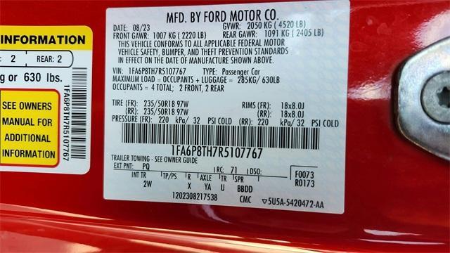 Photo of 2024 Race Red Ford Mustang