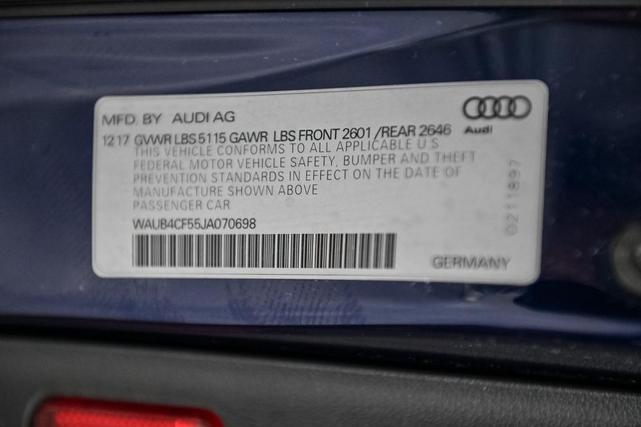 Photo of 2018 Navarra Blue Metallic Audi S5