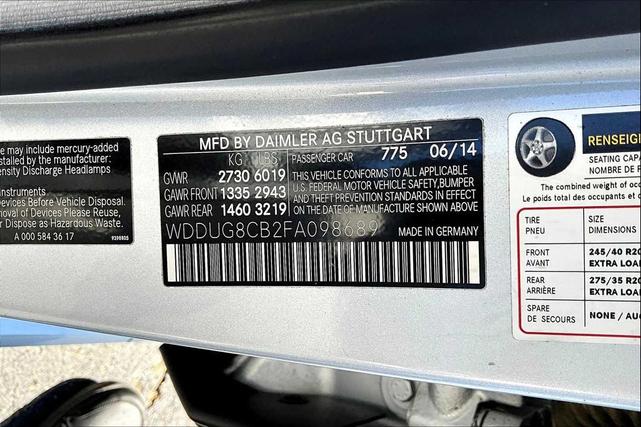 Photo of 2015 Iridium Silver Metallic Mercedes-Benz S-Class