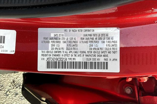 Photo of 2019 Soul Red Crystal Metallic Mazda CX-9