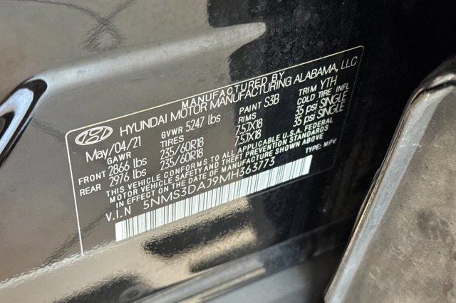 Photo of 2021 Twilight Black Hyundai SANTA FE