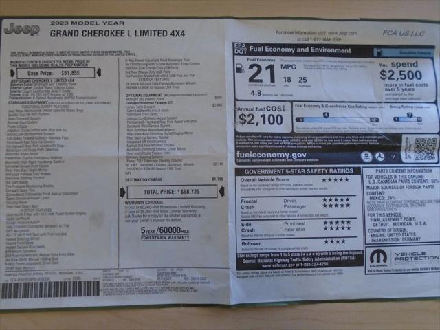 Photo of 2023 Midnight Sky Jeep Grand Cherokee L