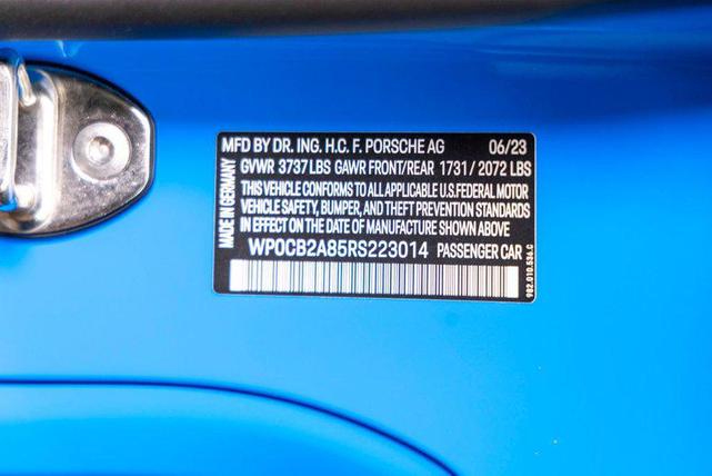 Photo of 2024 Shark Blue Porsche 718 Boxster