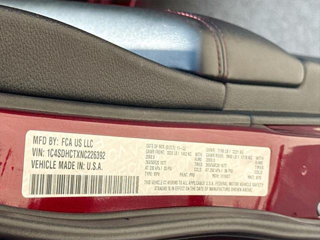 Photo of 2022 Octane Red Pearlcoat Dodge Durango