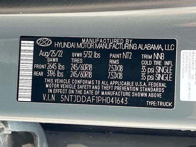 Photo of 2023 Hampton Gray Hyundai SANTA CRUZ