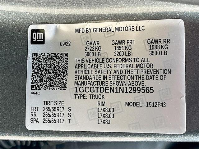 Photo of 2022 Satin Steel Metallic Chevrolet Colorado