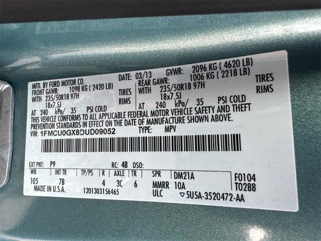 Photo of 2013 Frosted Glass Ford Escape