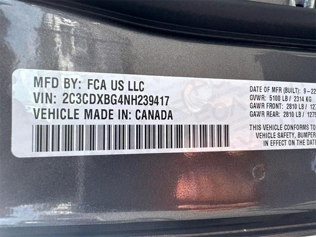 Photo of 2022 Granite Crystal Clearcoat Metallic Dodge Charger