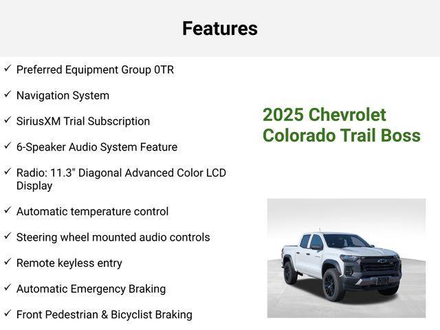 Photo of 2025 White Chevrolet Colorado