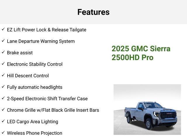 Photo of 2025 White GMC Sierra 2500