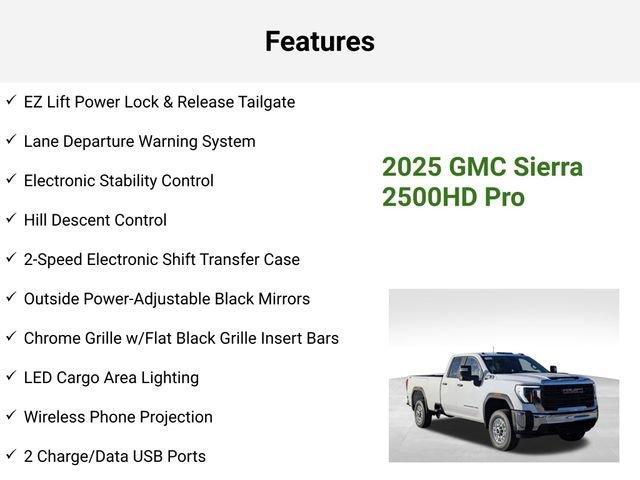 Photo of 2025 White GMC Sierra 2500