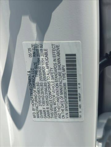 Photo of 2025 Platinum White Pearl Honda Pilot