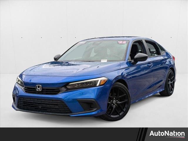 Photo of 2022 Aegean Blue Metallic Honda Civic